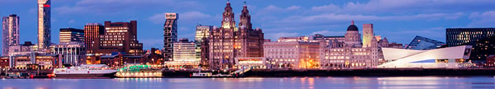 Liverpool view from sea