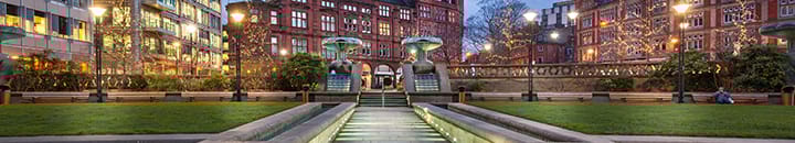 Peace Gardens in Sheffield