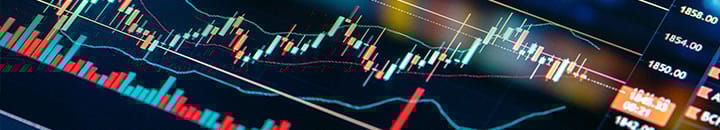 Stock market charts