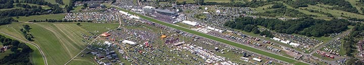 Epsom Derby course from the air
