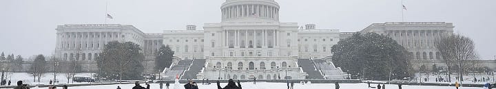 Capitol in the snow