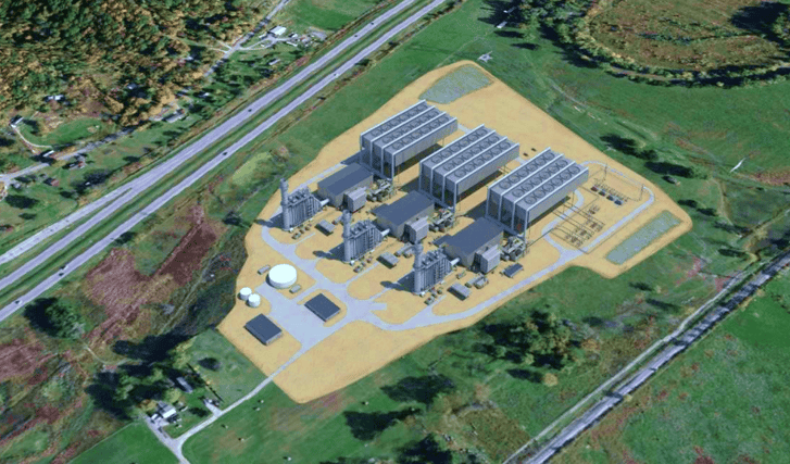 A bird's eye view of Guernsey power station