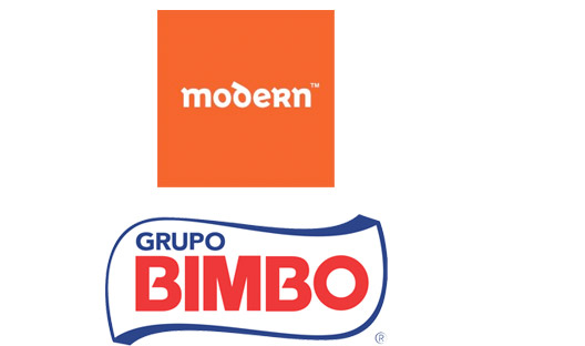 Modern Foods and Bimbo logos