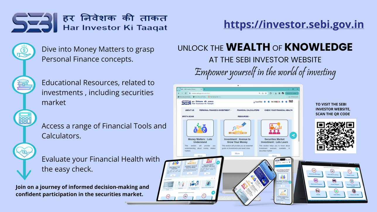 Unlock the wealth of knowledge at the SEBI Investor website