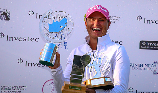 The winners at the Investec South African Women's Open