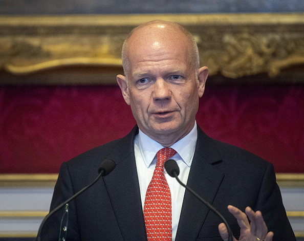 William Hague. UfW Taskforce Chair