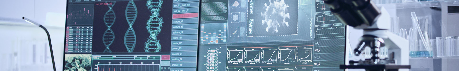 Biological centre researching the mutations of the virus