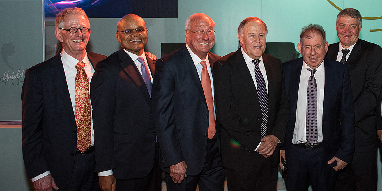 Investec founders and the current CEO, Fani Titi