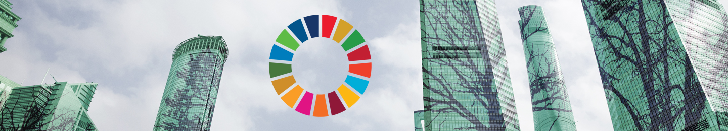 Green buildings with SDG wheel
