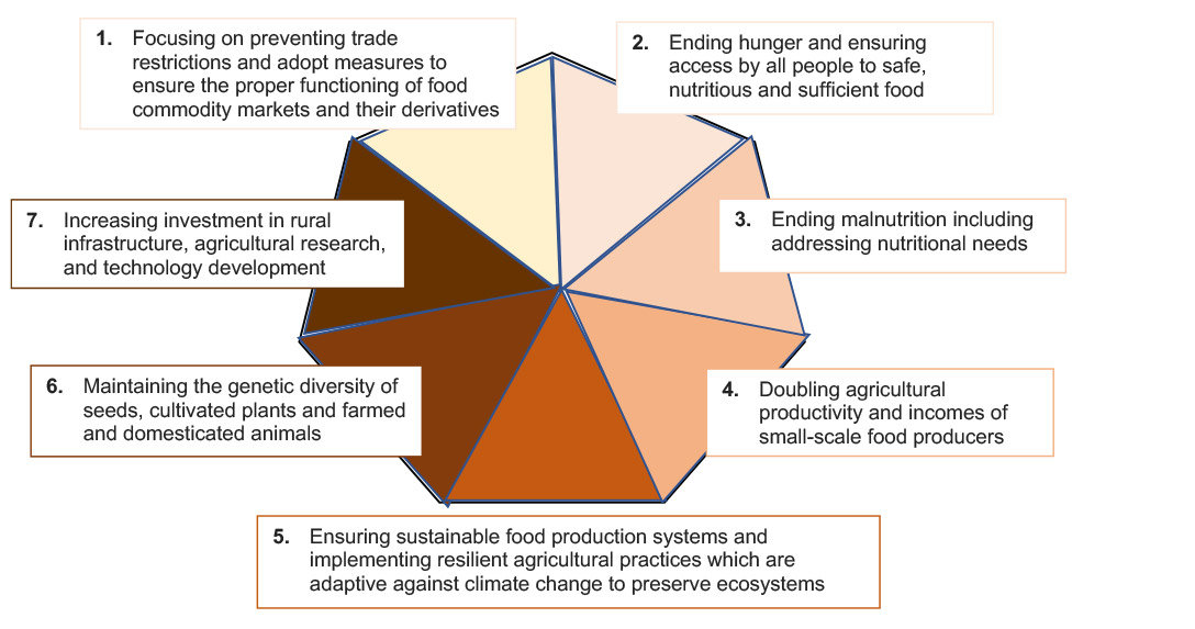 United Nations Food and Agriculture Organisation and the World Food Programme points