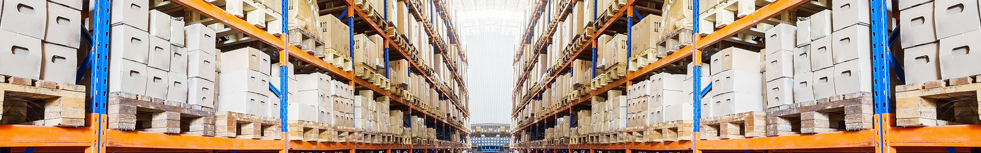 warehouse shelves