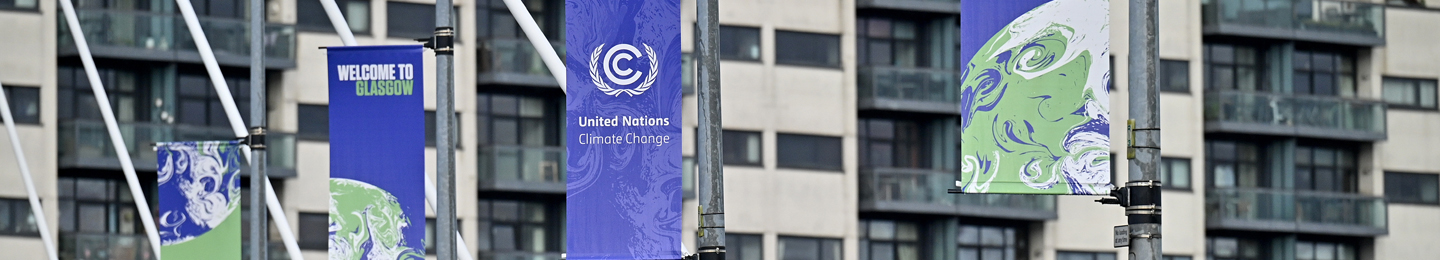 COP26 banners 