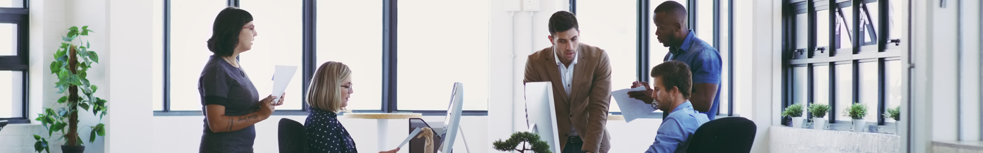Intrapreneurs in a meeting