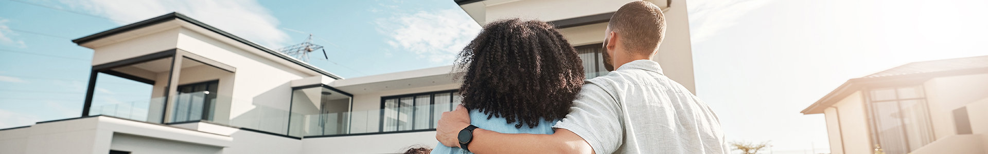 Family looking at their new property | Property as an investment