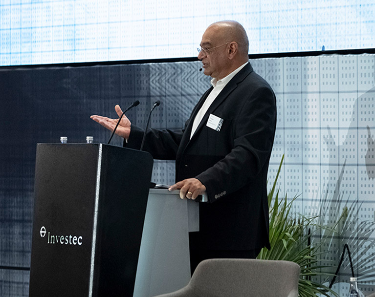 Dr Aslam Dasoo, Progressive Health Forum, speaking at conference