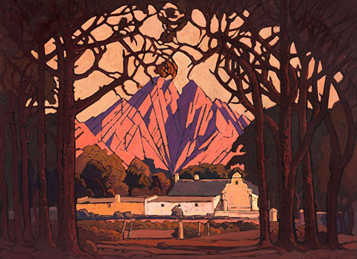 JH Pierneef - Farm Jonkershoek