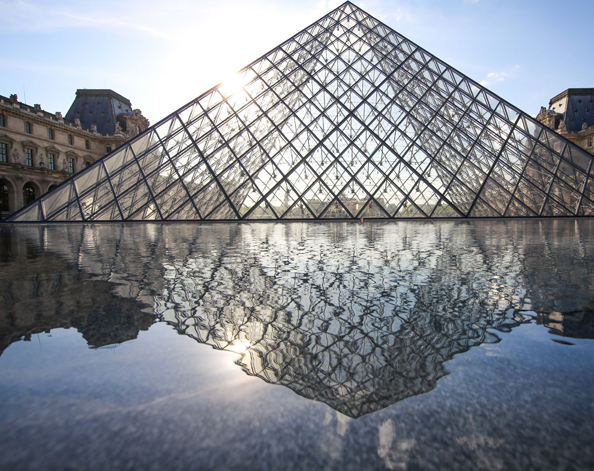 The Louvre museum in Paris