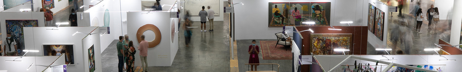 Investec Cape Town Art fair set up 