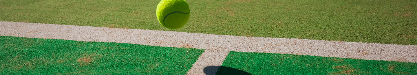 Tennis ball bouncing