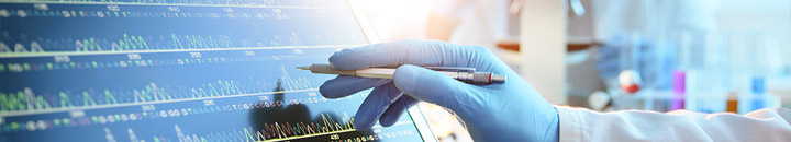 Medical data on a computer screen