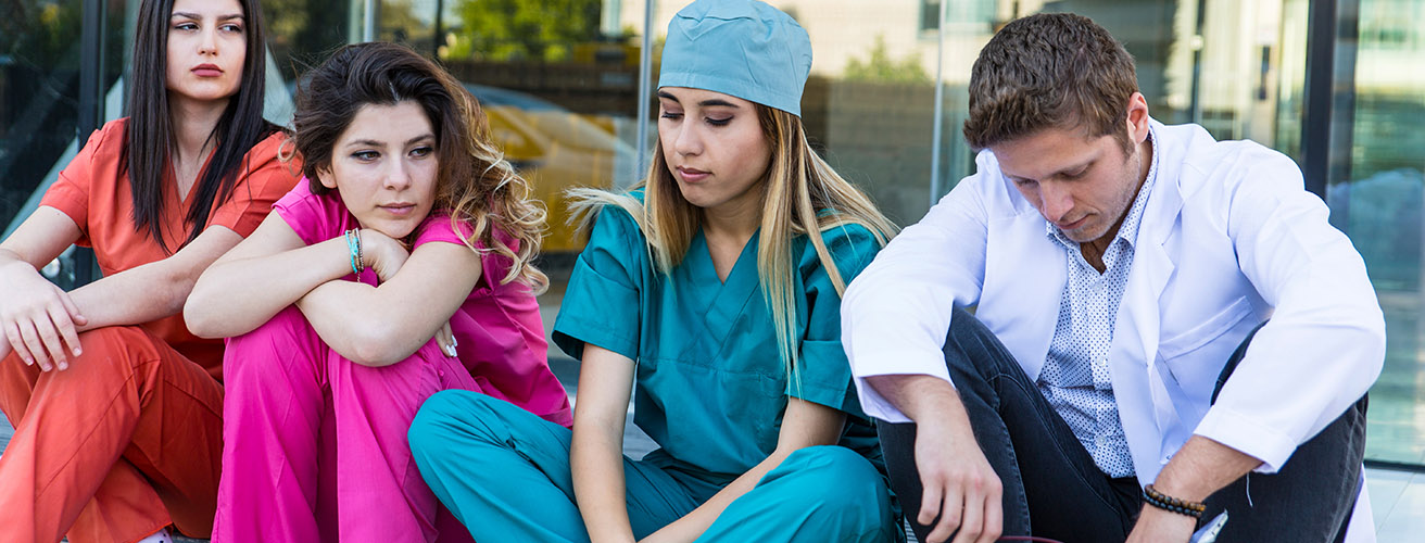 medical professinals sitting together