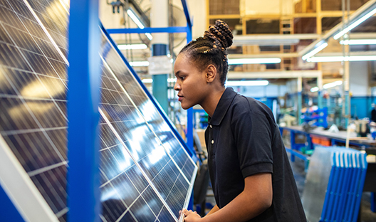 solar production line