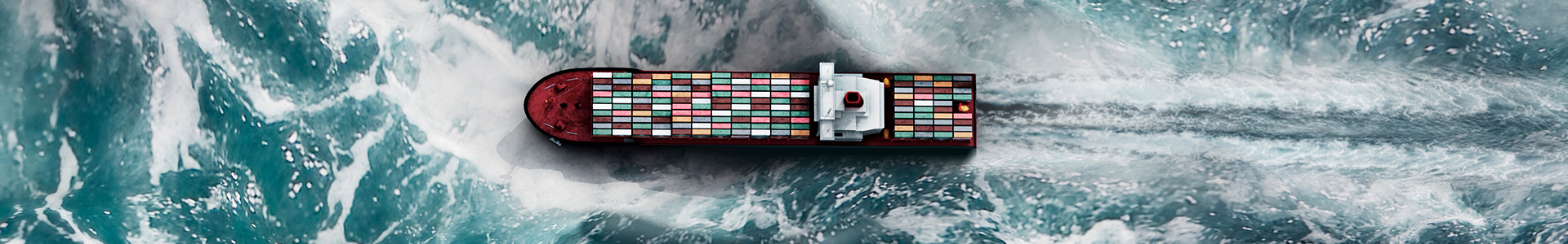 Ship in storm