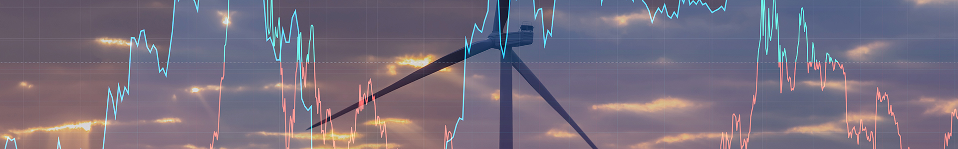 graphs on top of wind turbines 