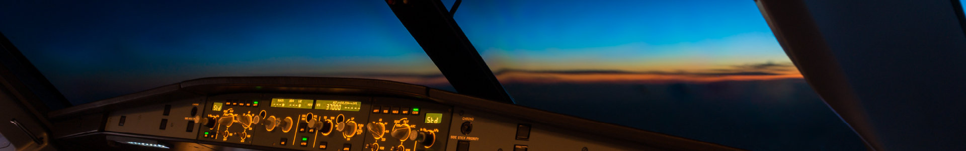 Pilot's cockpit view image