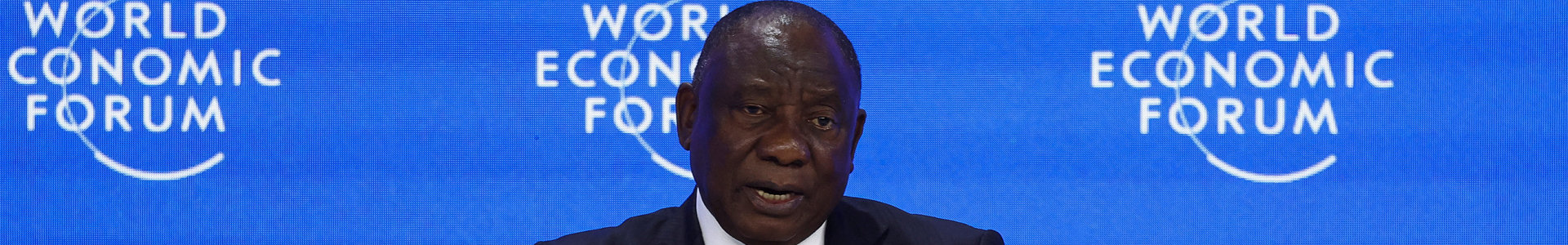 President Ramaphosa speaking at the World Economic Forum Annual Meeting 2025