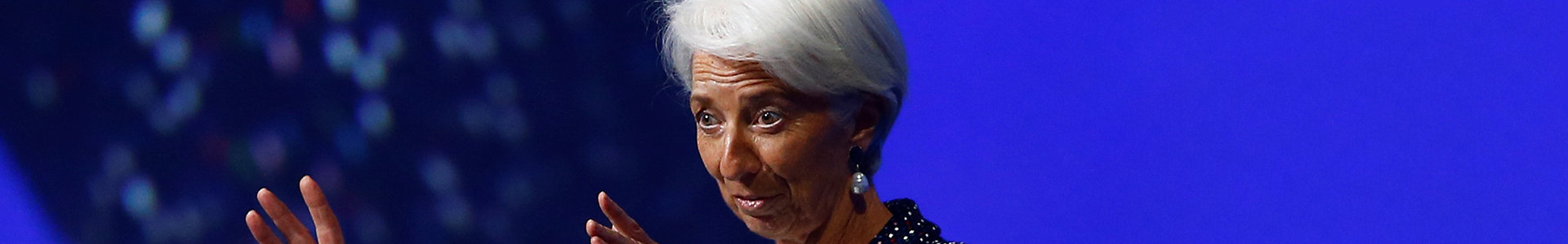 Chrisine Lagarde, Managing Director, IMF