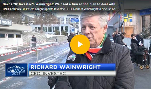 Richard Wainwright talks to CNBC Africa at Davos