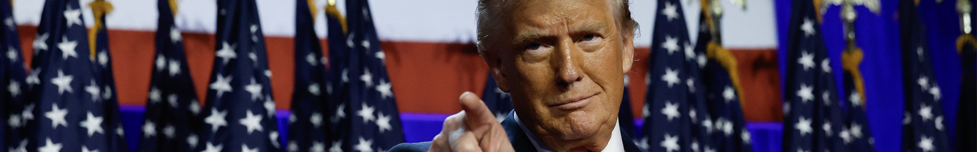 Donald Trump at Election night rally