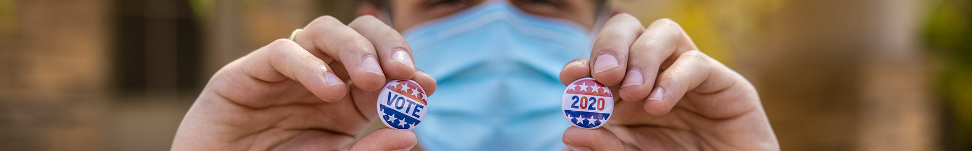 US Election 2020 pin badges