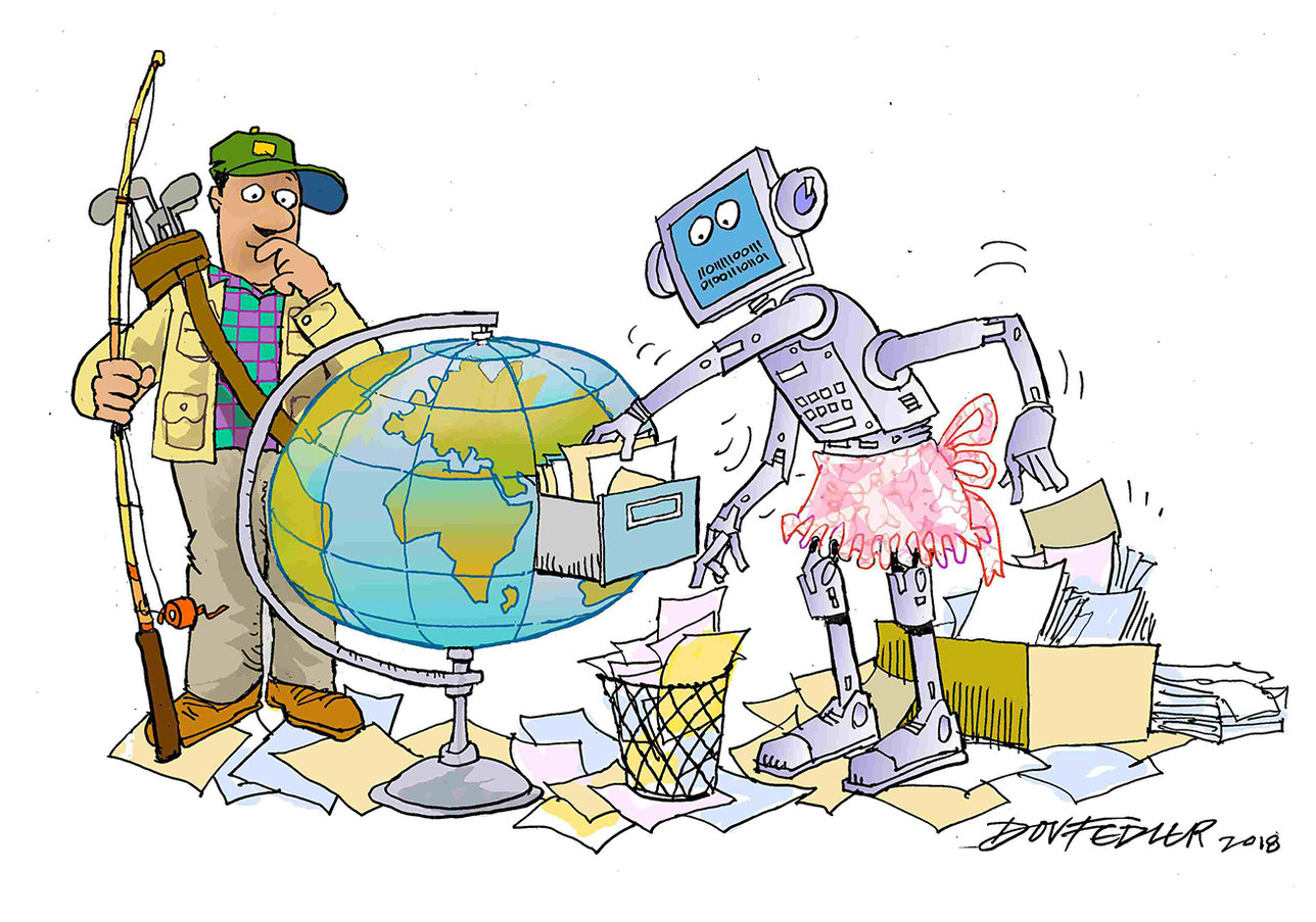 robot cartoon