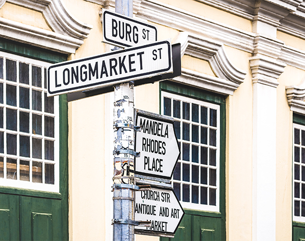 Cape Town Longmarket Street sign