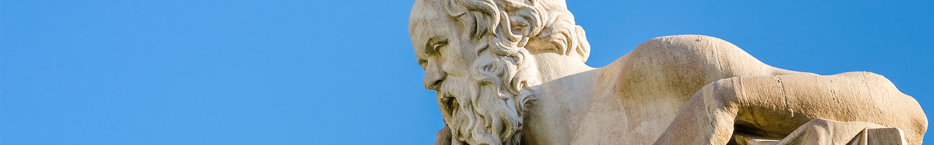 Marble statue of the Great ancient Greek philosopher Socrates