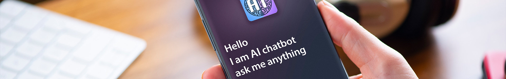 Chatbot on mobile phone