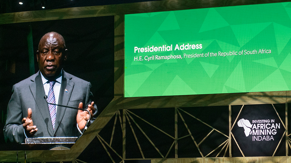 President Cyril Ramaphosa at Mining Indaba 2023