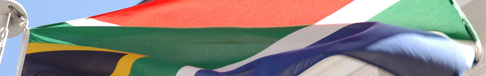 The South African flag