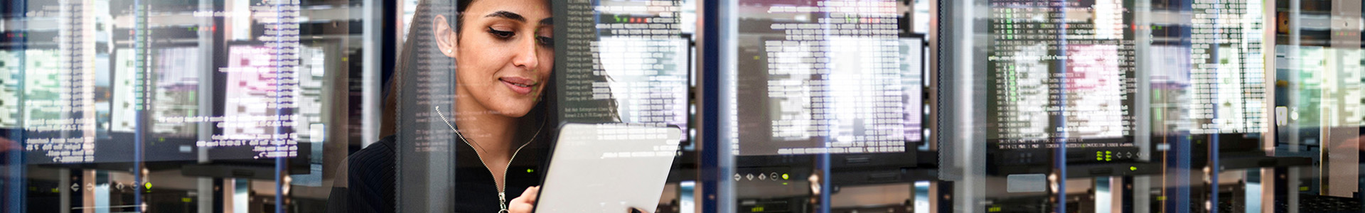 IT engineer in data centre