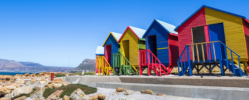 Muizenburg beach houses