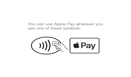 Apple pay and tap-to-pay logos