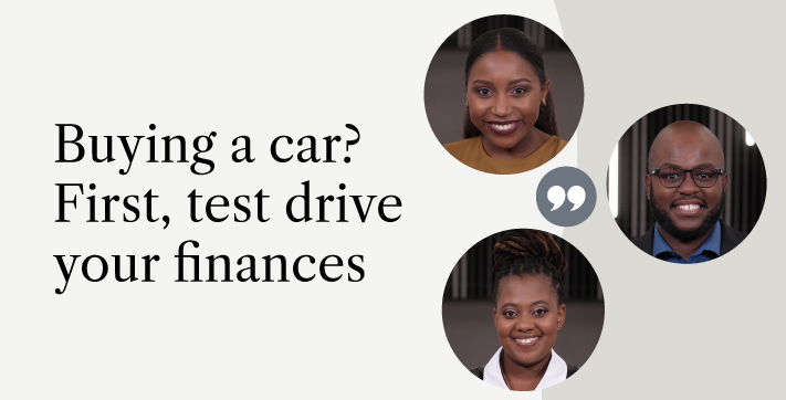 Vehicle finance In conversation panel