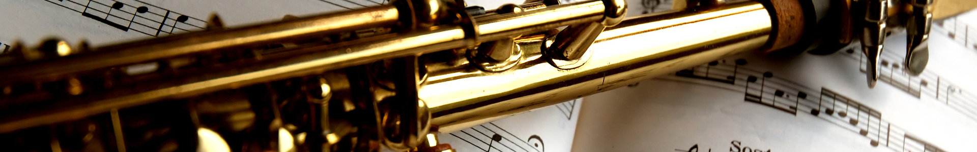 Music notes and instrument
