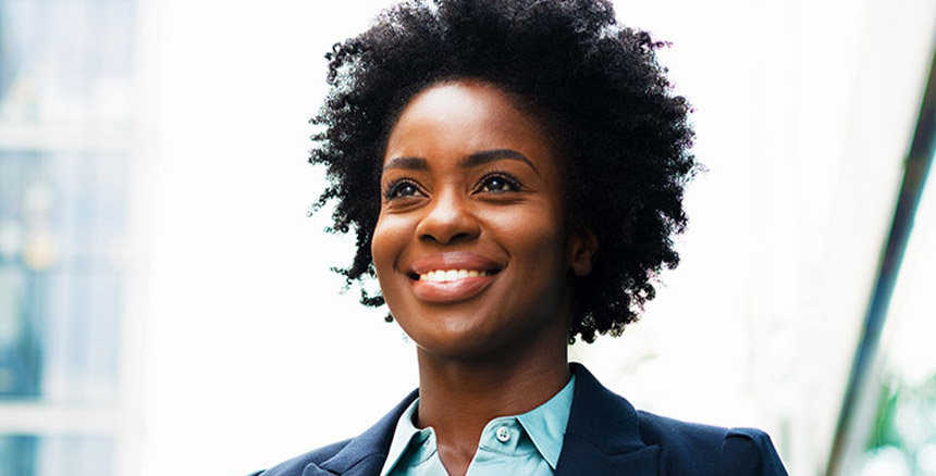 Young business woman