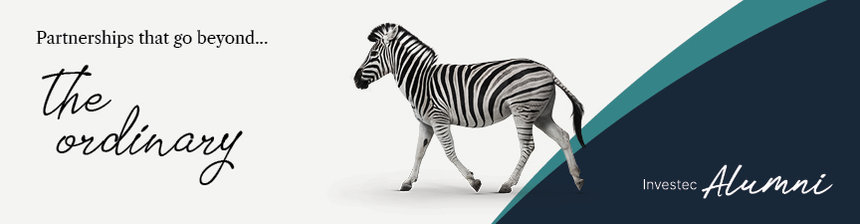 Investec Alumni website campaign banner