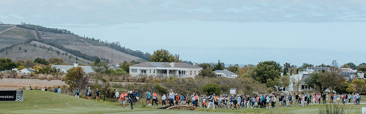 Crowds at Erinvale golf estate enjoying the Investec SA Women's Open