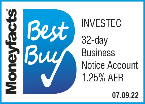 Best Buy 32-day Business Notice Account 1.25%
