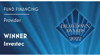 Fund Financing Provider of the year, The Drawdown Awards 2022